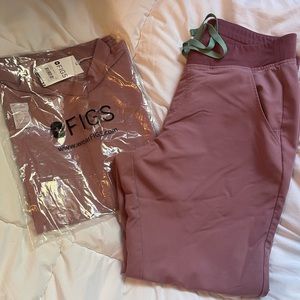 Mineral Mauve figs joggers